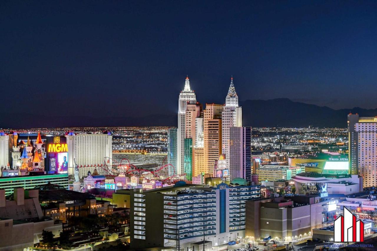 Mgm Signature-28-705 F1 Track & Strip View Balcony Las Vegas Esterno foto
